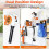 Handheld Leaf Blower Hanger, 1Pack Blower Rack for Garage Wall, 4