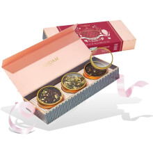 VAHDAM, BLUSH - Assorted Tea Gift Set, 3 Premium Teas in Tin Caddy Presentation Box | Loose Leaf Teas | Gluten Free & Non GMO | Gift for everyone