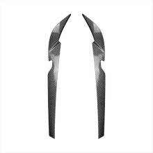 Car Front Headlight Eyebrow for 5 Series G30 G31 Carbon Fiber
