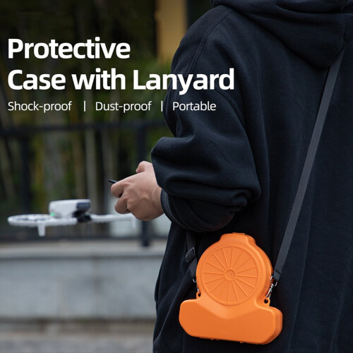 For Flip Drone Storage Bag Dustproof, Drop-Proof Portable Black 1