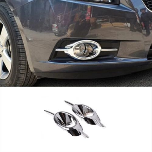 Chrome Front Fog Lamp Light Cover Trim for 2009-2014 2