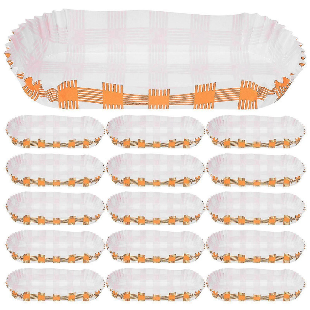 100pcs Hot Dog Trays, Hot Dog Holders, Hot Dog Containers, Fried Food Trays, for Food Packaging
