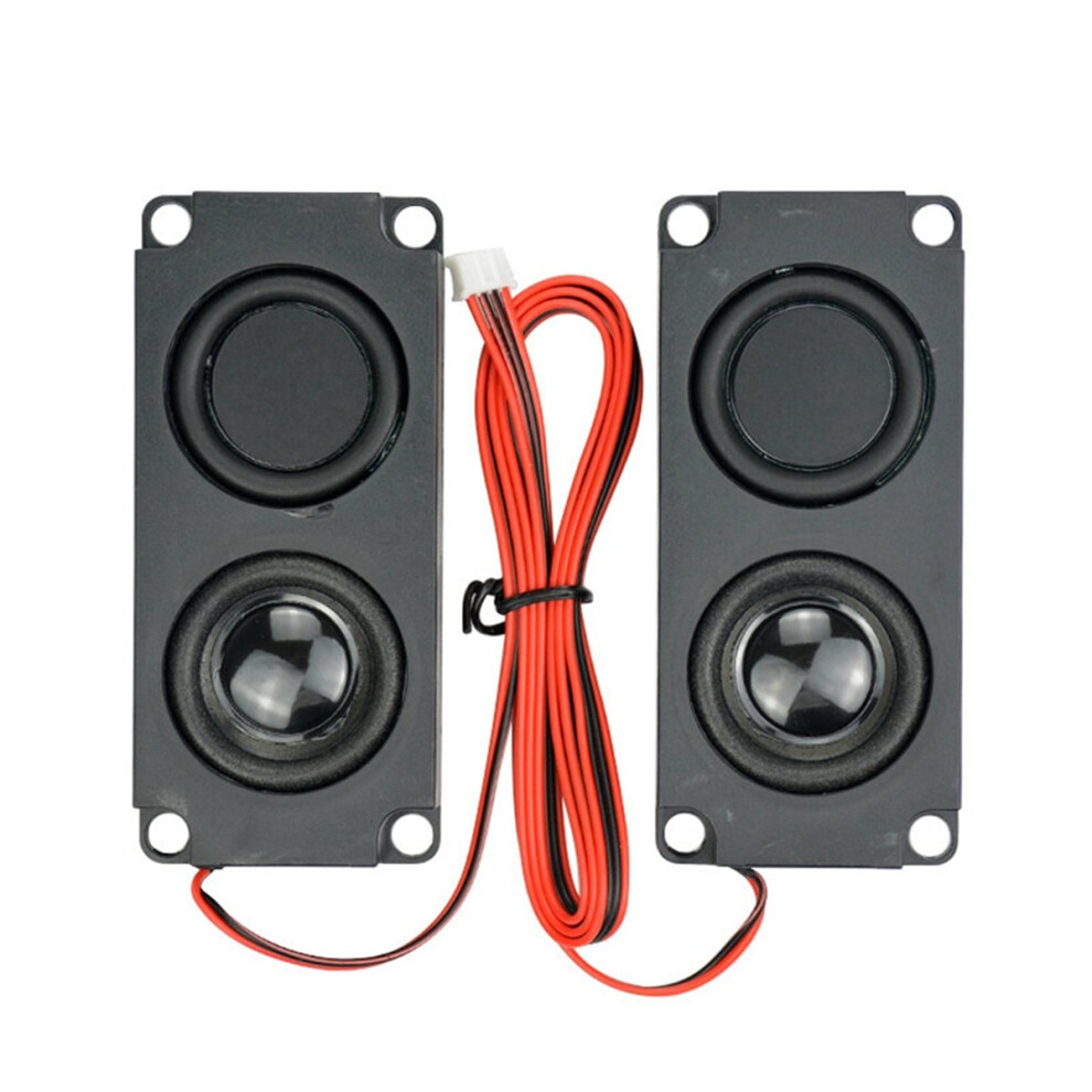 2Pcs Compact Square Speakers Sound System 45100 Speaker For Home 4852214018724