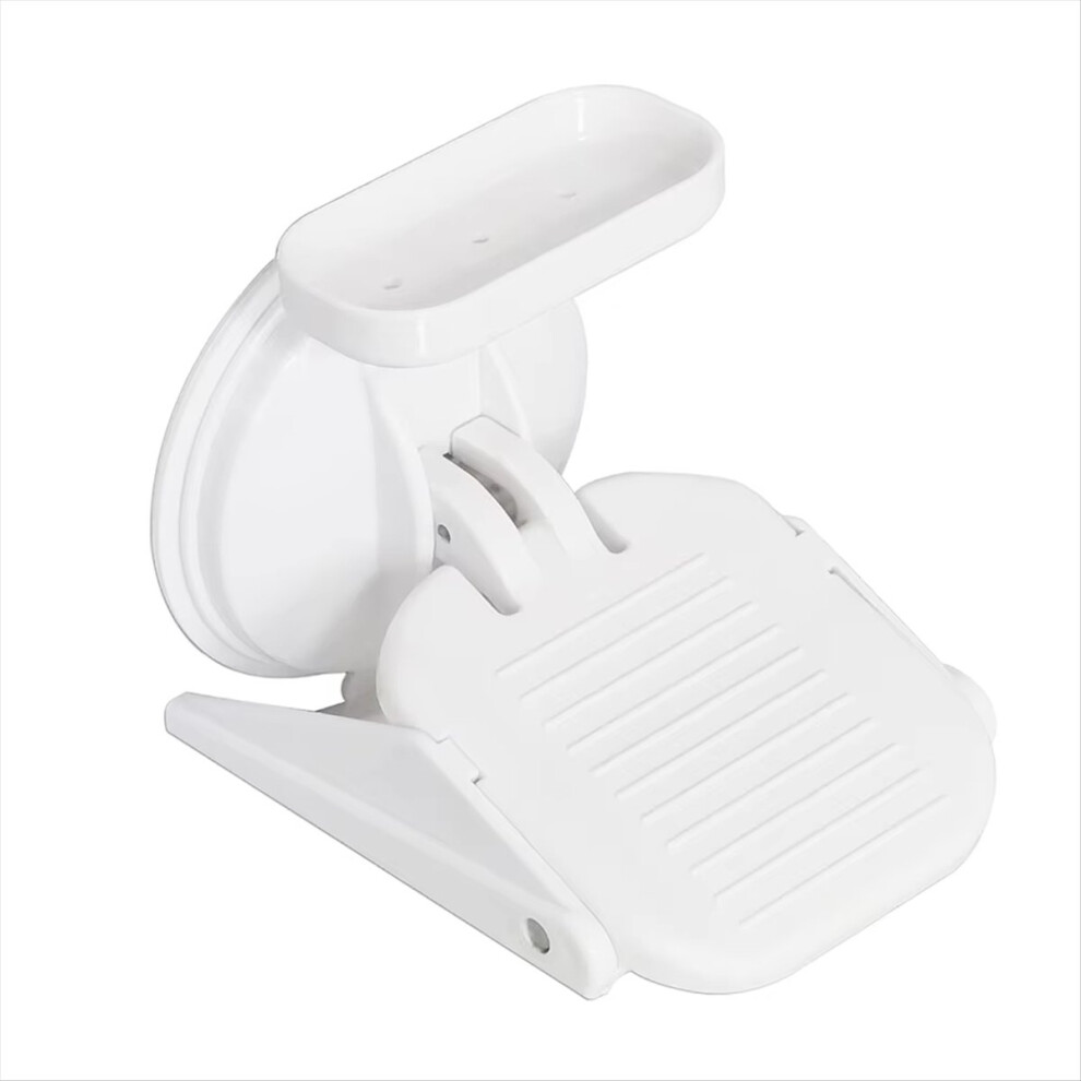 Markenlos No-Drill Shower Foot Rest With Suction Cup, Pedicure Foot Rest,