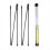 Golf Alignment Sticks Golf Practice Rods Putter Black Trainer Tools 1