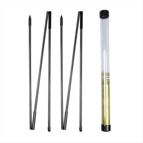 Golf Alignment Sticks Golf Practice Rods Putter Black Trainer Tools