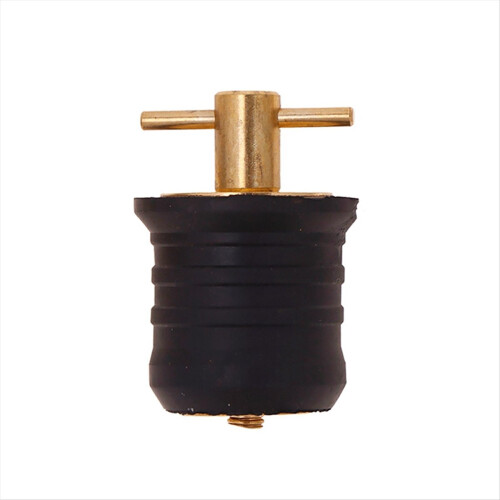 T-Handle Boat Drain Plug Twist -Turn Brass Steel Handle Boat 32mm