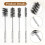4 Pcs Wire Brushes for Drill Stainless Steel Bore Brush Set 2