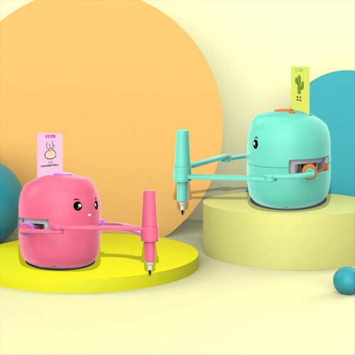 Interaktiv pedagogisk ritrobotleksak rosa