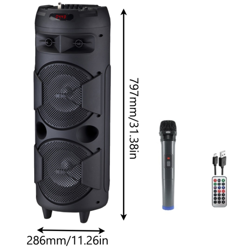 "6000W Bluetooth Party Speaker Heavy Bass Stereo" 1