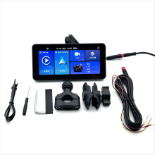 Οθόνη αφής 6,25 ιντσών Mototorcycle Wireless for Carplay GPS Navigator