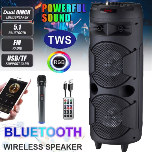 "6000W Bluetooth Party Speaker Heavy Bass Stereo"
