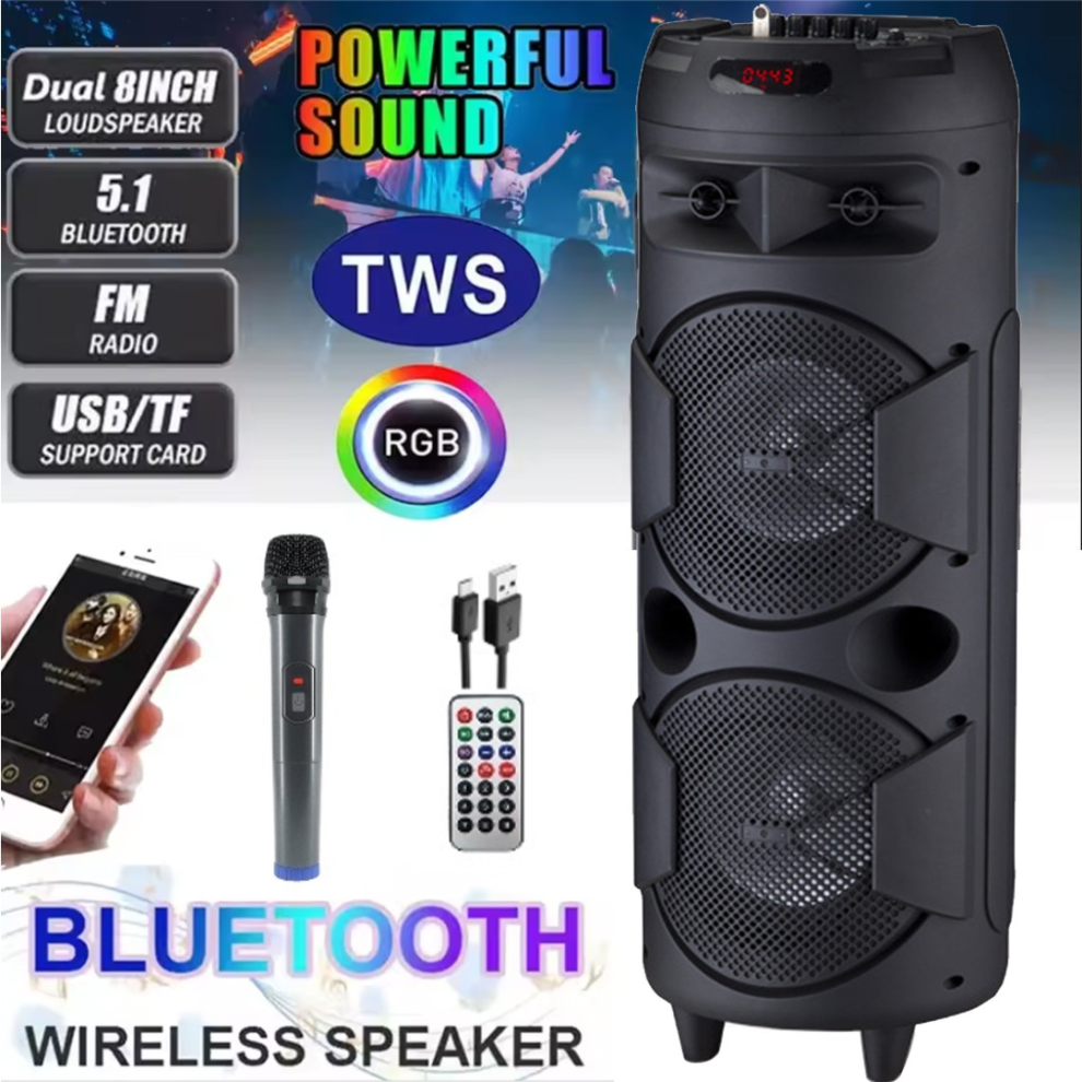 6000W Bluetooth Party Speaker Heavy Bass Stereo