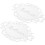 Raindrops 2 Pcs 浴室标 Unique Bathroom Sign Self-Adhesive Office 5