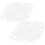 Raindrops 2 Pcs 浴室标 Unique Bathroom Sign Self-Adhesive Office 7