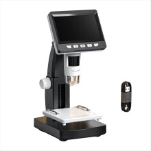 Digital Microscope, 4.3Inch IPS, 1000X Zoom, HD1080P, Metal Stand