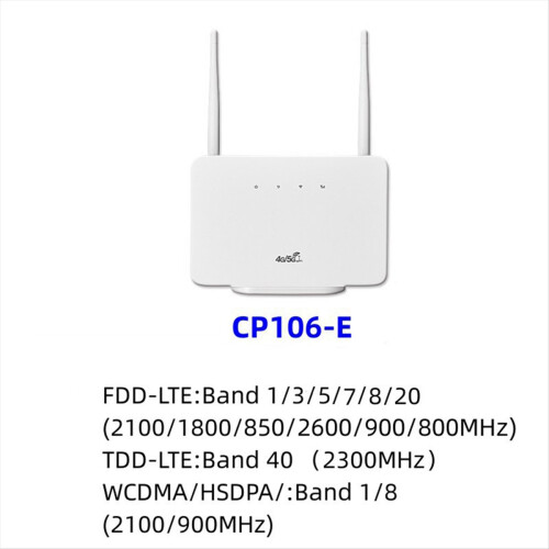 Μόντεμ 4G LTE CPE Router 300Mbps Ασύρματη εξωτερική κεραία Hotspot (EU) 2