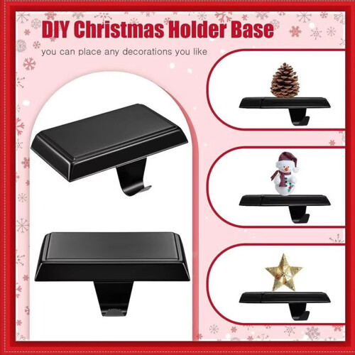 Hooks Fireplace Gifts Stocking Hangers Table Edge Storage 2