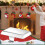 Hooks Fireplace Gifts Stocking Hangers Table Edge Storage 4