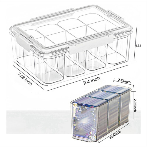 Multipurpose Storage Box,Clear Crafts Storage Organizers 1