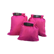 Waterproof Dry Bag Set 3-Pcs Lightweight Compression Pouches 1.5L 2.5L 3.5L For Kayaking Boating Rafting Fishing