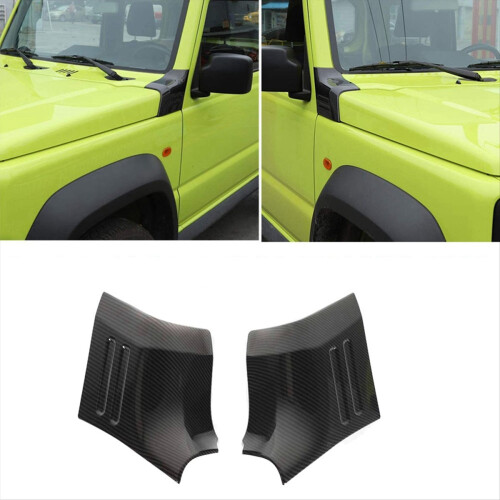 1Pair Front Engine Angle Cover Hood Corner Wrap Cover Trim for 1