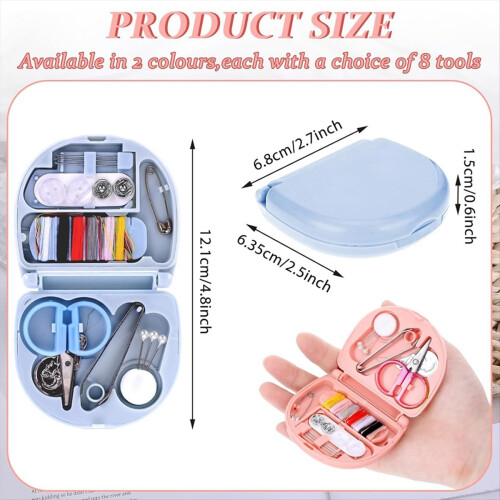 20 Pack Mini Travel Sewing Kit, Portable Sewing Tool Kits, A 2