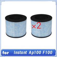 F100 Filter Replacement for Instant AP100 Small Air Purifier 2Pcs