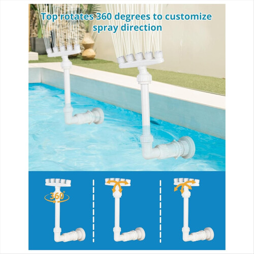 Fontana regolabile per piscine fuori terra e interrate 1