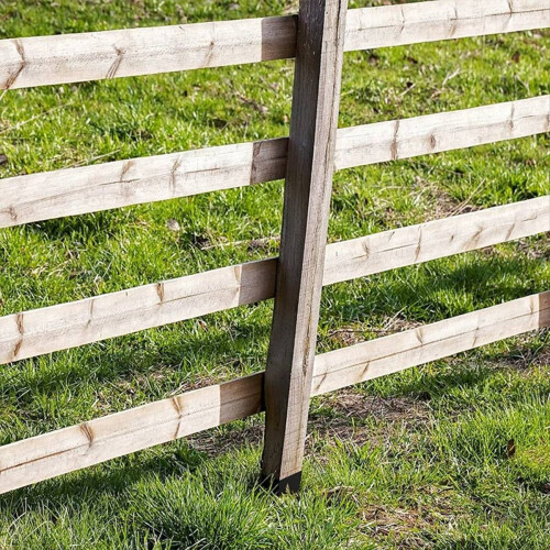 8 protectores de postes de cerca impermeables contra la putrefacción 1