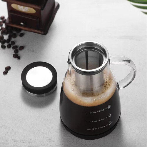 960ml Διπλής Χρήσης Cold Brew Coffee & Tea maker, γυάλινο δοχείο για οικιακή χρήση 2