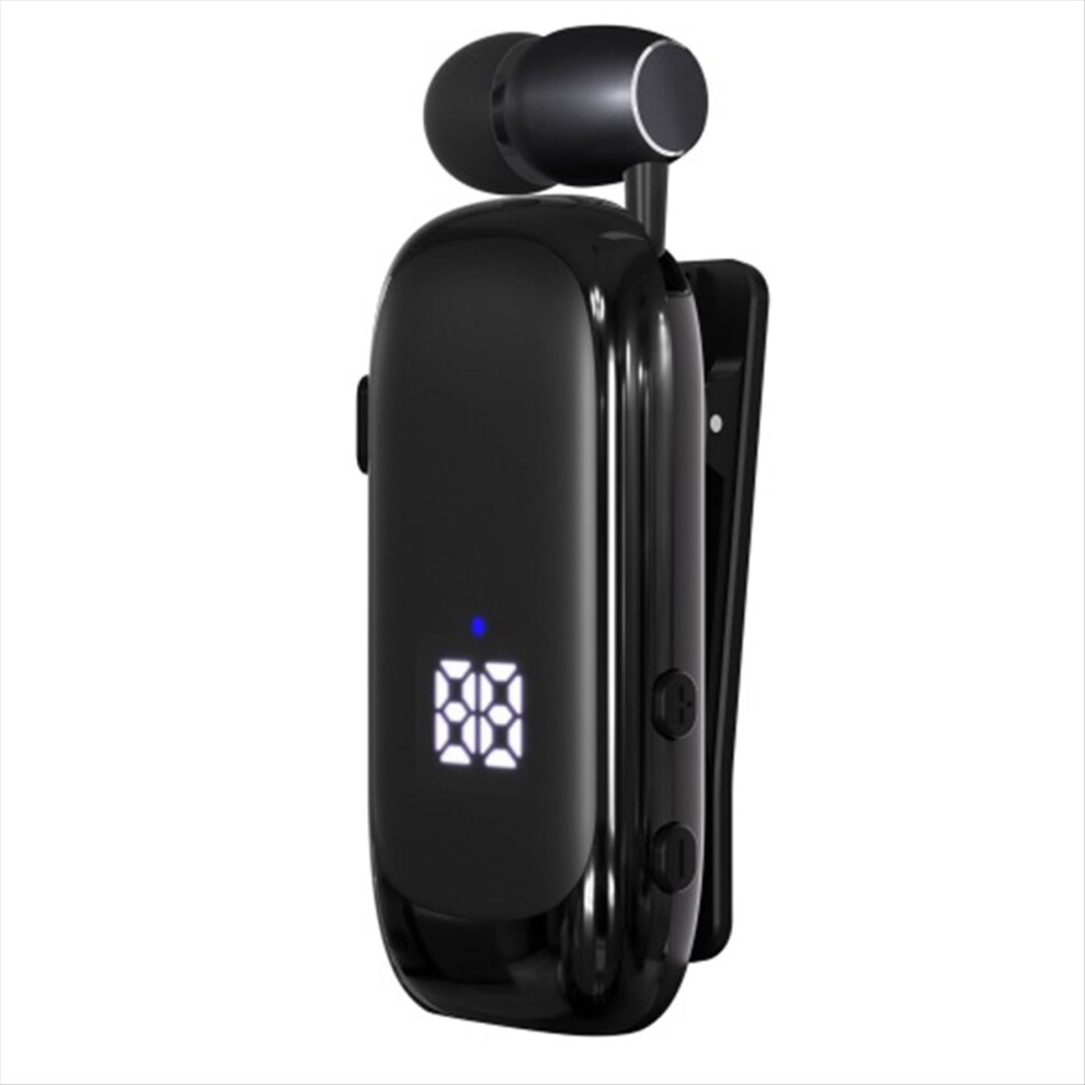 K88 Lavalier Bluetooth 5.4 Headphone Talk/Music Time 20 Hours Black 4853721224141