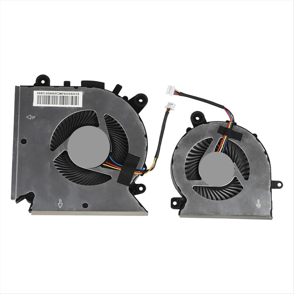 Cpu+Gpu Cooling Fan Replacement For Gf65 Gf65 Thin Dual Fans Black 4853721206451