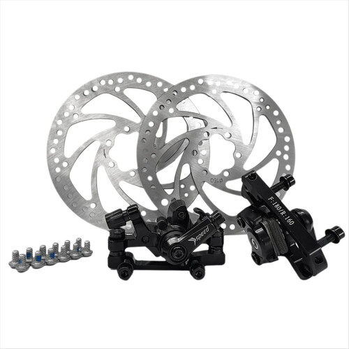 Set de frâne mecanice pentru biciclete de munte, frână cu disc 1