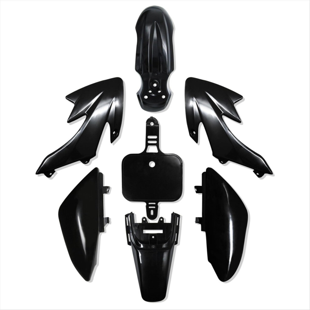 Crf50 Plastics Kit Pit Bike Parts Fairings Fenders Black 4853721211691