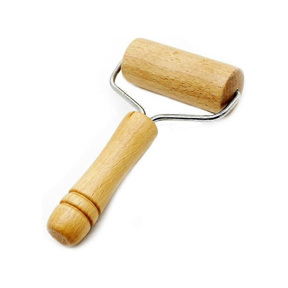 Beechwood Rolling Pin, Professional Accessory for Pizza, Cake, Pasta, Pastry, 19 x 9.5 cm