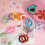 18Pcs Silicone Beadable O Rings with 2 Hole, Frames Silicone Pendant 4