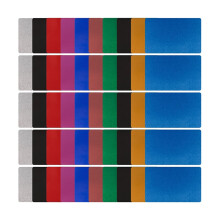 Business Cards, 50 Pc. Engraving Blank Set, 10-Color DIY Cards