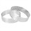 10Pack 8cm Edelstahl Torte Ringe Rund Torte Ringe Perforation 3