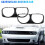 Front Headlight Bezel Trim Frame Lamp Cover for 4
