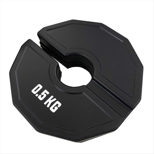 Gym Micro-Plates Håndvægt Fraktionsvægtskive Sort 0,5 kg