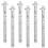 Pocket Ruler with Removable Clip 6 Pieces Precision Pocket Ruler 1
