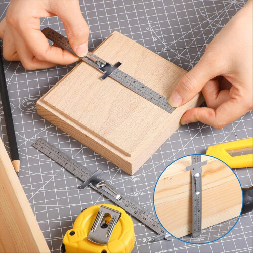 Pocket Ruler with Removable Clip 6 Pieces Precision Pocket Ruler 2