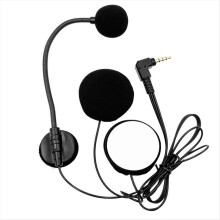Capacetes de motocicleta Intercomunicador Microfone Headset 32Ω Microfone Cotovelo Plug