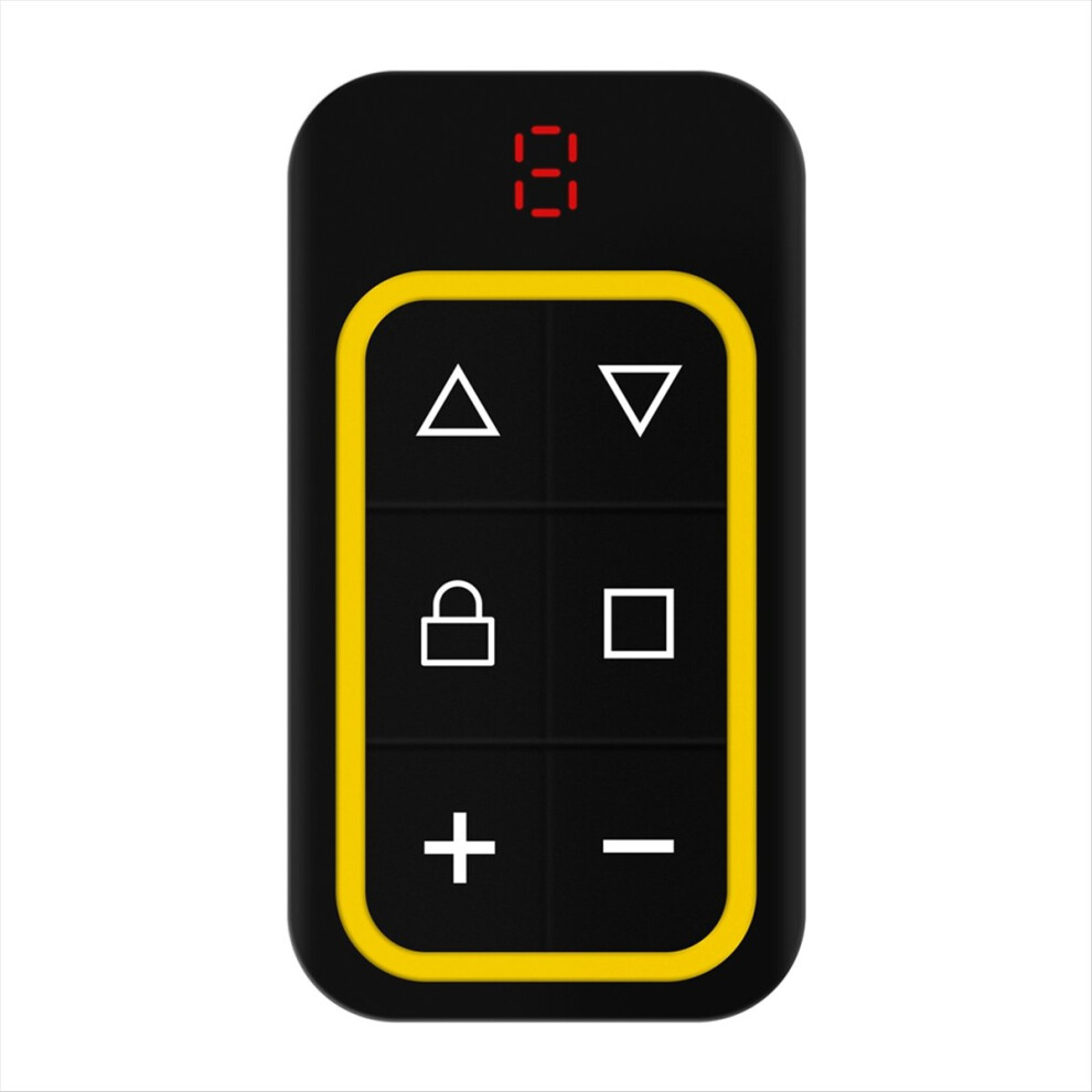8Ch Multi Frequency Garage Door Remote Control 270-868Mhz Yellow 4853721223397