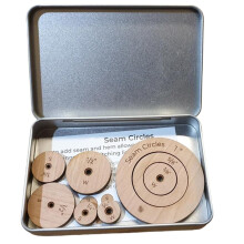 Jenerates Seam Circles, Wooden Circle Quilting Template inch style