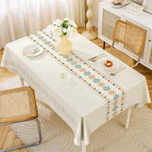Nordic Pattern PVC Tablecloths Style 2 140x180cm Rectangular Wipeable Waterproof For Home Kitchen Indoor Outdoor