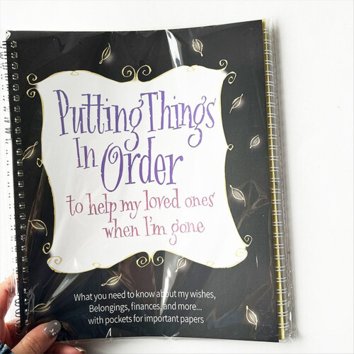 Βιβλίο εργασίας για το End of Life Planner 1pcs, Ένας στοχαστικός οδηγός για οργάνωση 2