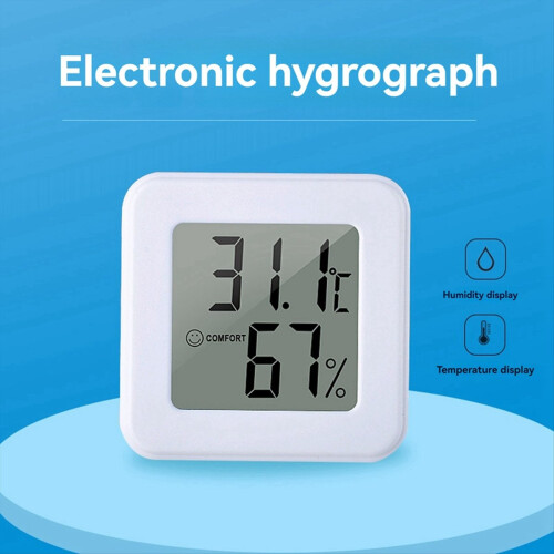 1207 Mini Electronic Temperature and Humidity Meter Car Thermometer 1