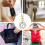 Relógio de bolso com clipe e fivela de chave para enfermeiras dourado e branco 1